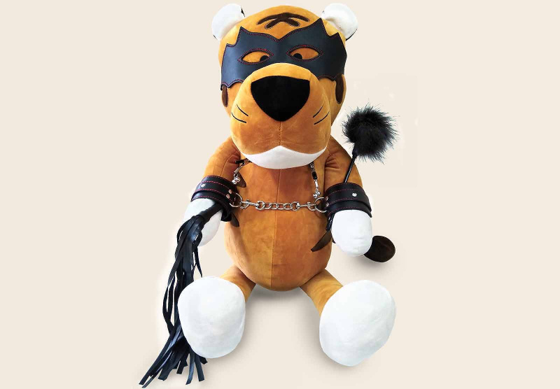 Подарочный набор с мягкой игрушкой и БДСМ-аксессуарами "Hot tiger"