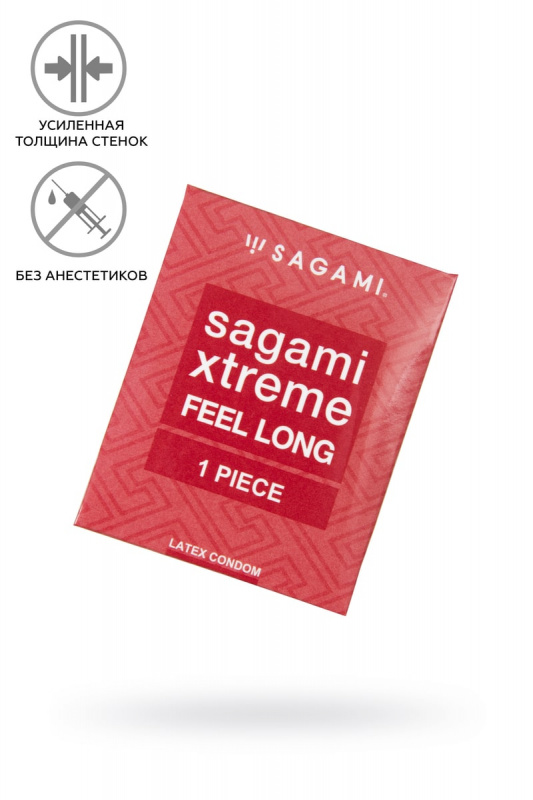 SAGAMI Xtreme Feel Long латекс, 1 шт 