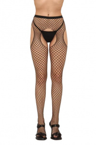 Колготки сетка с доступом K-831 черные Колготки сетка с доступом K-831 черные