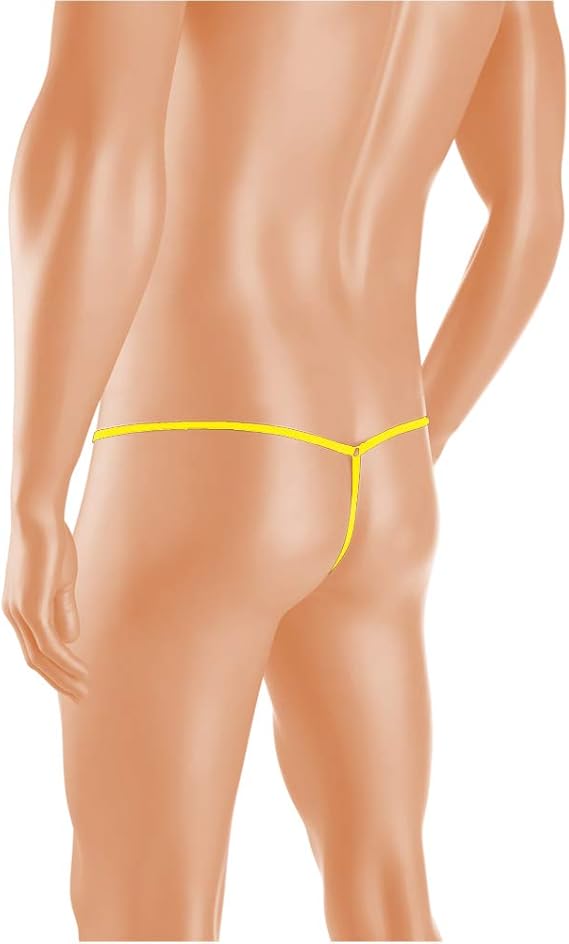 Трусы стринги мужские "Courage" желтые