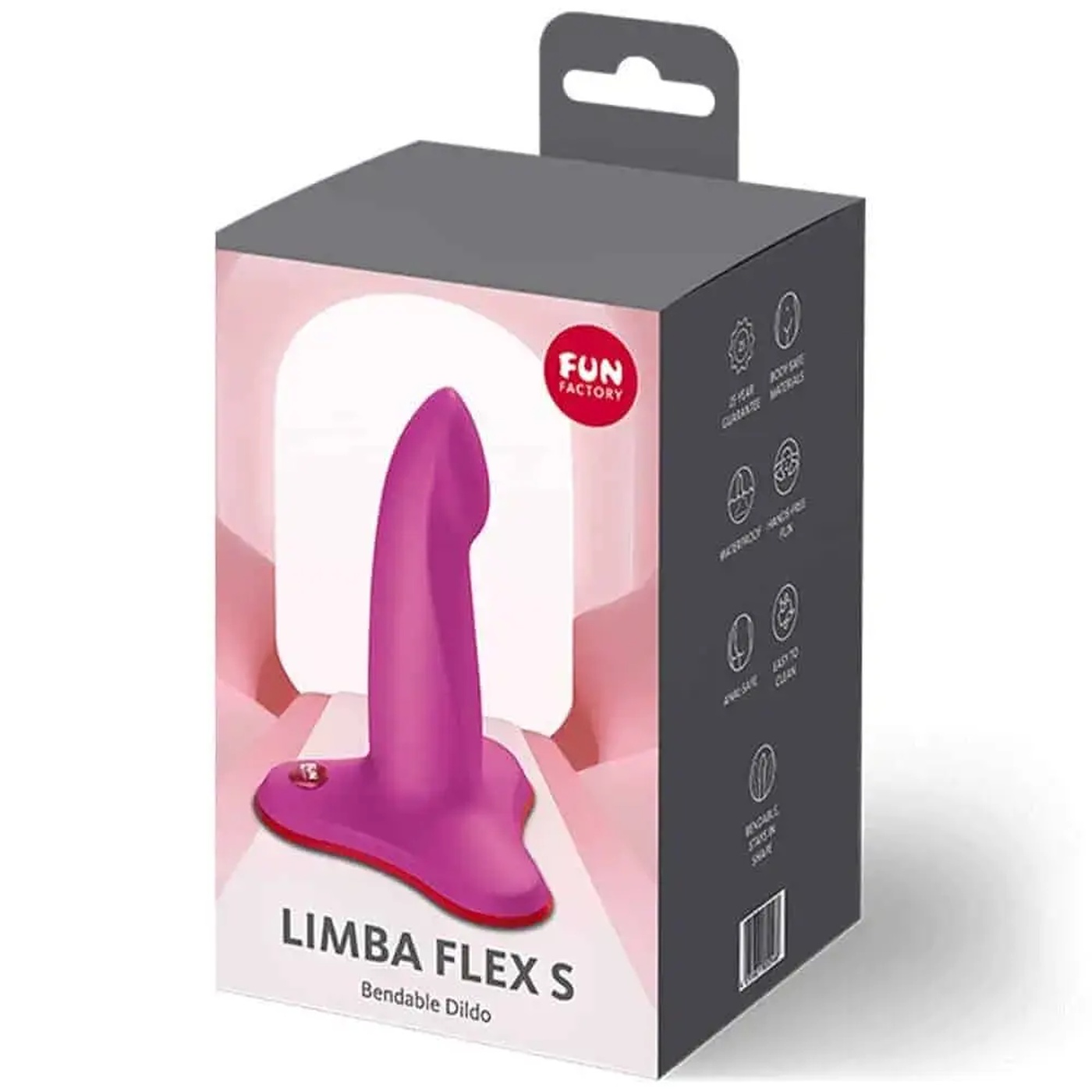 Сверхгибкий фаллоимитатор Limba Flex S (малиновый)