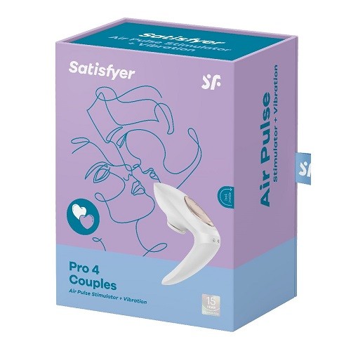 Вибро-вакуумно-волновой стимулятор для пар Satisfyer Pro 4 Couples