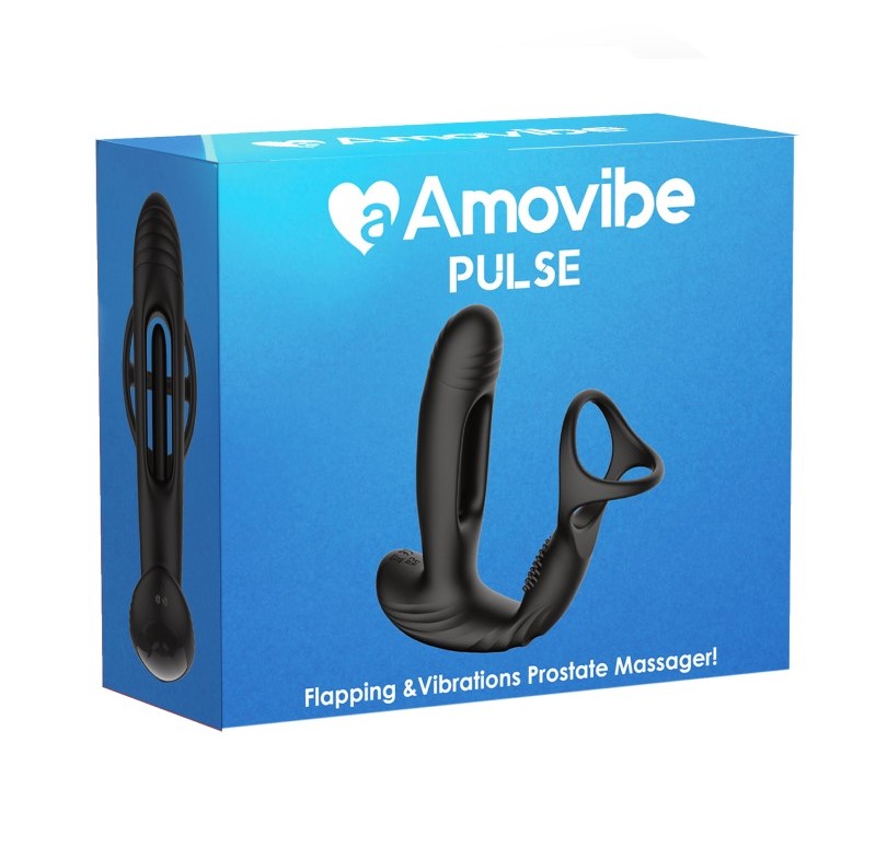 Amovibe Инновационный масажер простаты Pulse с функцией осцилляции