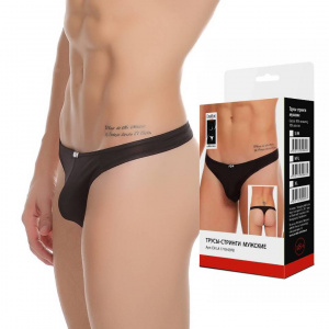 Трусы-стринги мужские "Romeo" черные