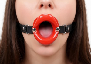 Кляп-расширитель для рта "Sponge ext" красный