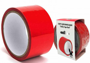 Скотч  для фиксации "Sticky tape Red" красный