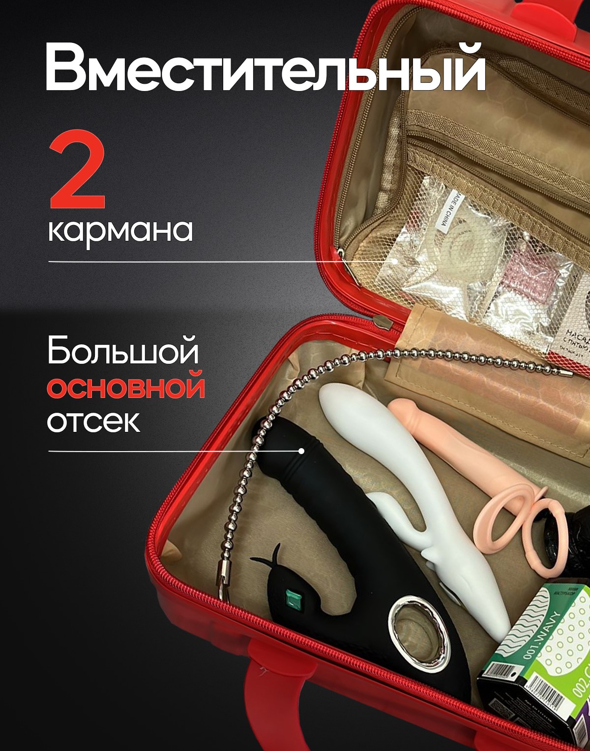 Эробокс для хранения секс игрушек с кодовым замком