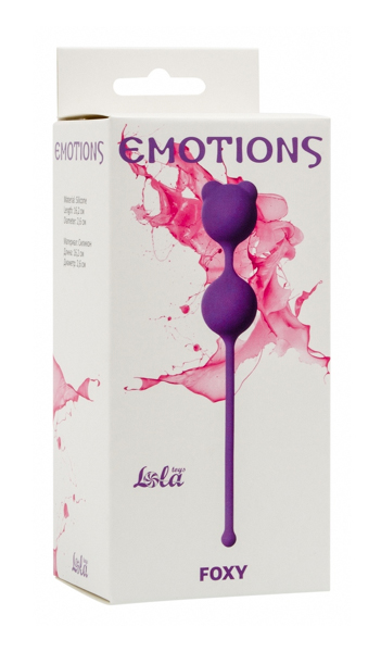 LT Шарики вагинальные "Emotions Foxy Purple", фиолетовые