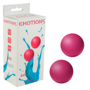 LT Вагинальные шарики без цепки "Emotions Lexy Large Pink" розовые