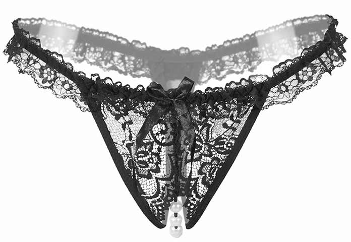 Трусы женские с бусами