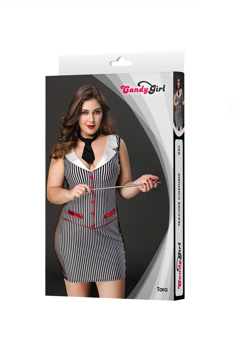 Ролевой костюм учительницы CANDY GIRL TARA (платье, галстук, стринги, указка) 