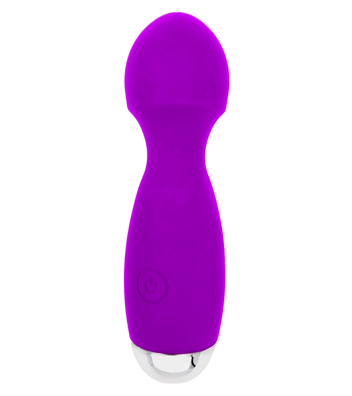 Минивибратор "Boulling", 10 функций вибрации, зарядка от USB, фиолетовый