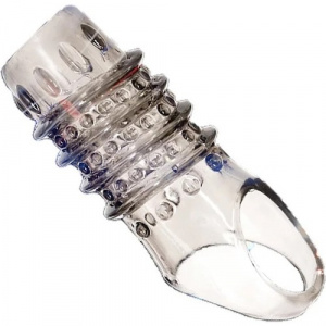 Насадка стимулирующая с подхватом для мошонки