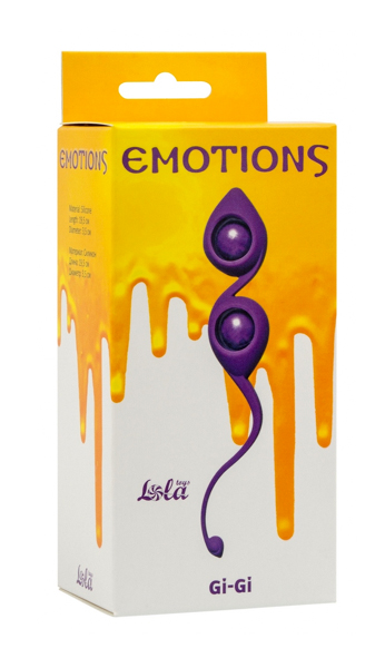 LT Шарики вагинальные Gi-Gi, фиолетовые