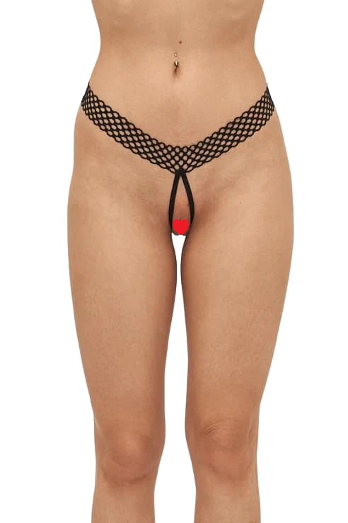 Трусики женские с бантом "Brilliance" черные