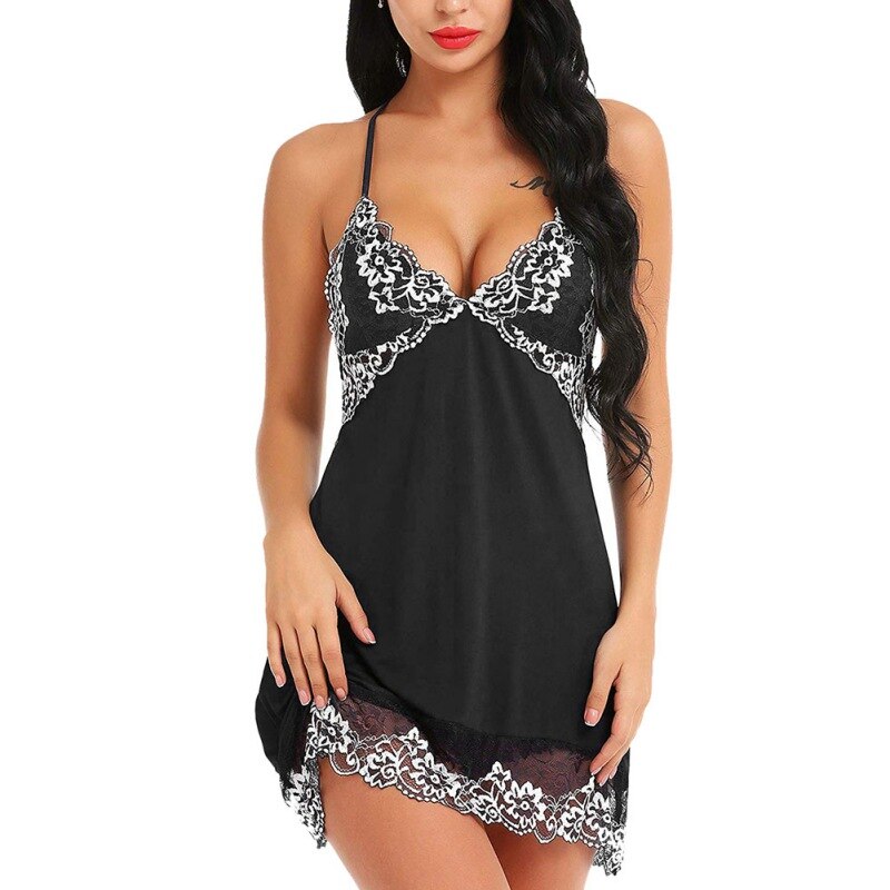 Сорочка "Kameliya" черная