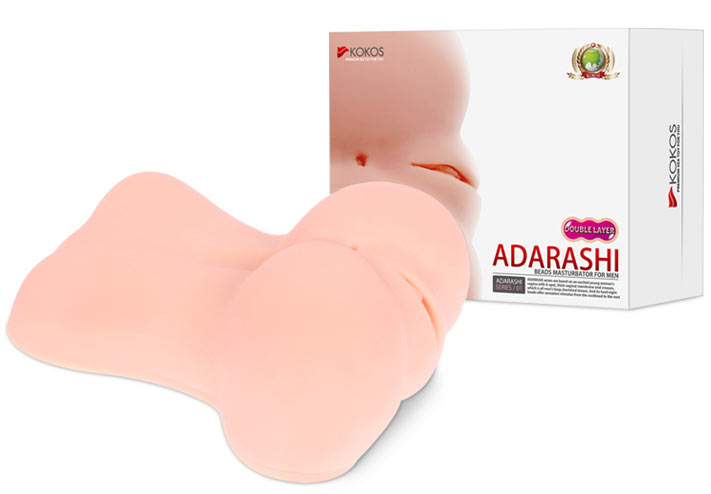Мастурбатор вагина с двойным слоем материала "KOKOS Adarashi 1", без вибрации