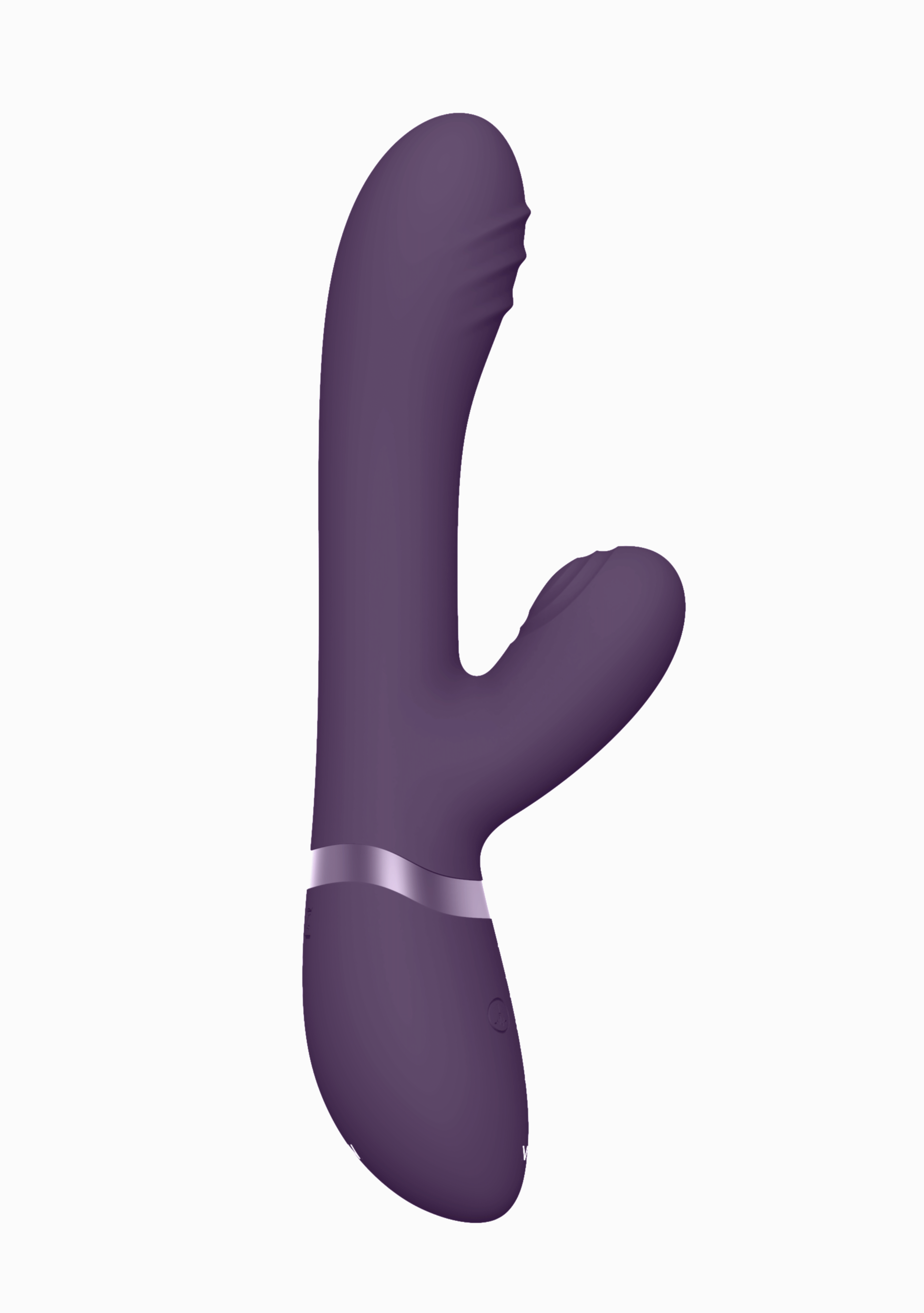 Вибромассажер Tani с функцией имитации движения пальцев и импульсно-волновой стимуляцией - Purple