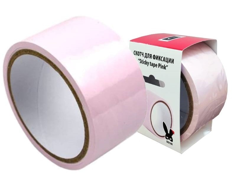Скотч  для фиксации "Sticky tape Pink" розовый