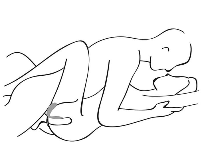 Вибромассажер  для пар Satisfyer "Double Joy" с приложением фиолетовый