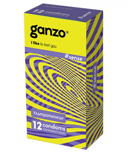 Презервативы GANZO "Sense" (тонкие), 12 шт