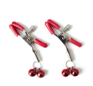 Зажимы на соски "Колокол" красные