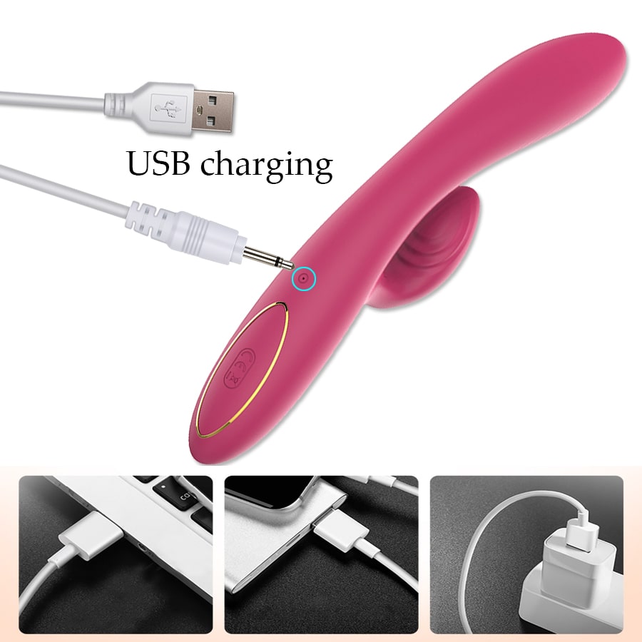 Мощный вибратор "EMOTION" с подогревом, 10 режимов вибрации