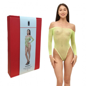EroHot Crystal Боди сетка "Nymph" женское со стразами неоновое EroHot Crystal Боди сетка "Nymph" женское со стразами неоновое