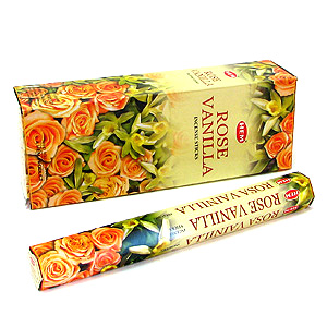Благовония "Роза-Ваниль", 20 аромапалочек в упаковке