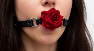 Кляп с розой "Кармен"