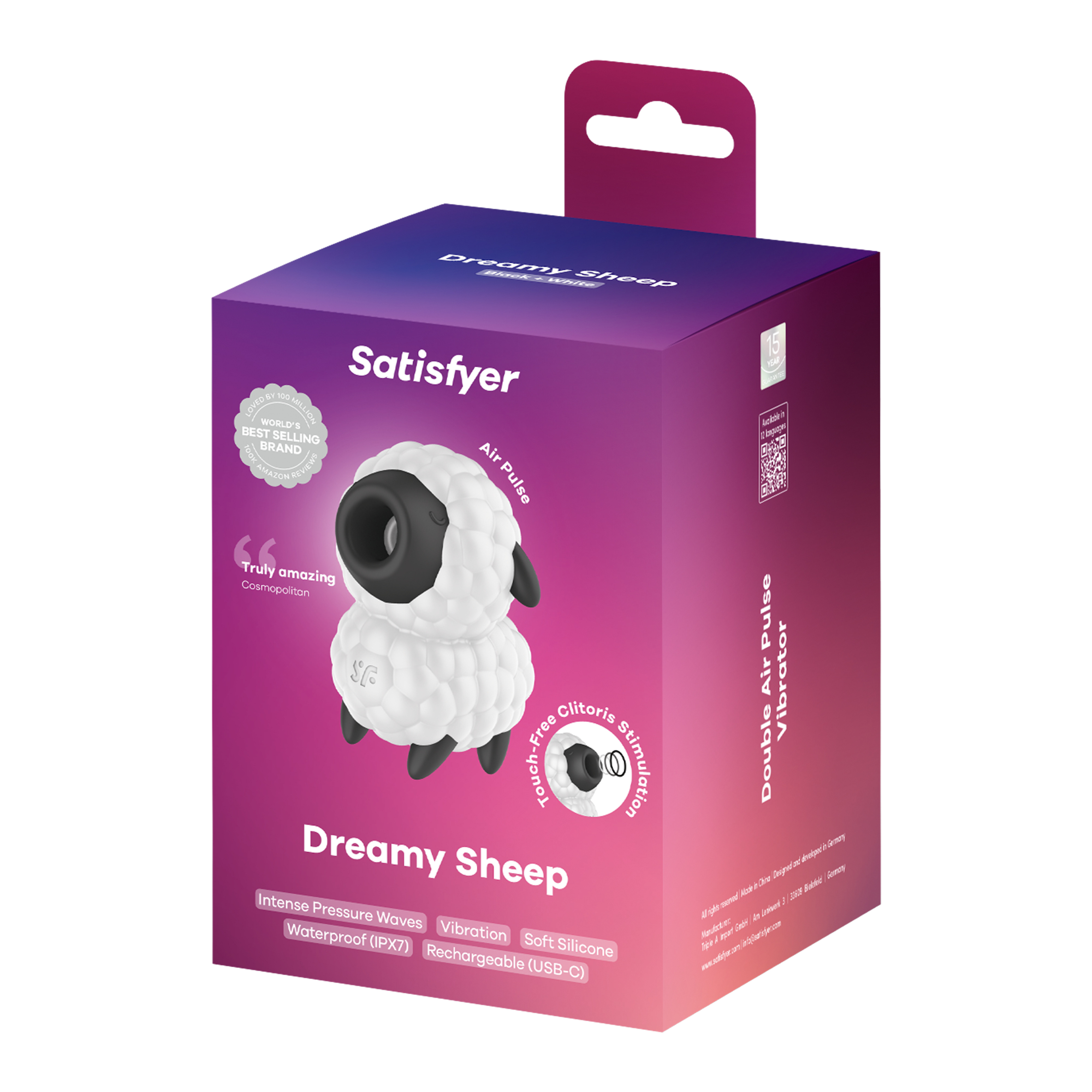Вакуумно-волновой вибростимулятор Satisfyer Dreamy Sheep (овечка)