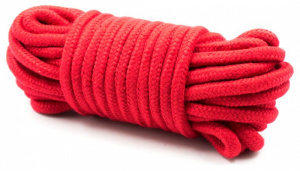 Веревка для Шибари (хлопок) красная, 5м