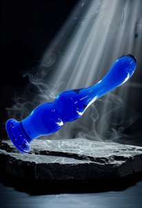 Фаллоимитатор стеклянный "Crease"