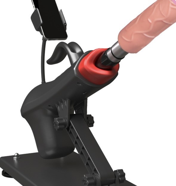 Секс машина с пультом дистанционного управления и держателем для смартфона