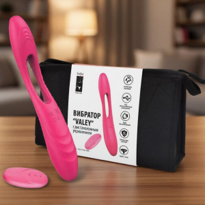 Мощный гнущийся вибратор "Valey" на дистанционном управлении, 10 режимов вибрации