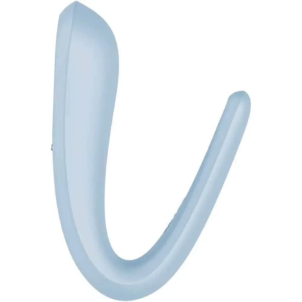 Satisfyer Вибромассажер для пар Satisfyer Double Classic голубой