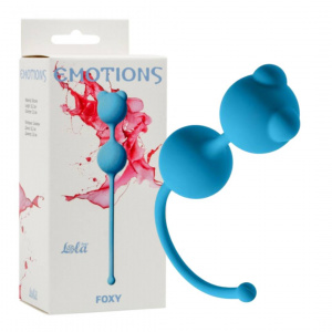 LT Шарики вагинальные Foxy, голубые