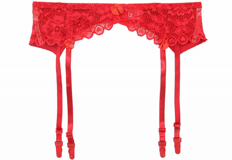 Пояс для чулок "Катия Бэлт Ред" ("Catia Belt Red") красный