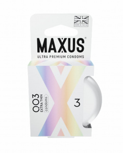 Maxus 003 Экстремально тонкие №3 в металлическом кейсе