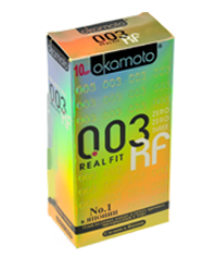 Презервативы OKAMOTO "Real Fit 003" (супертонкие, анатомической формы), 10 шт