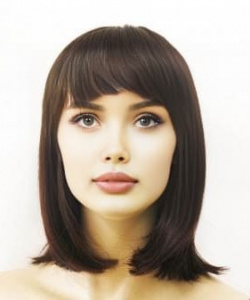 Парик медно-каштановый короткие волосы