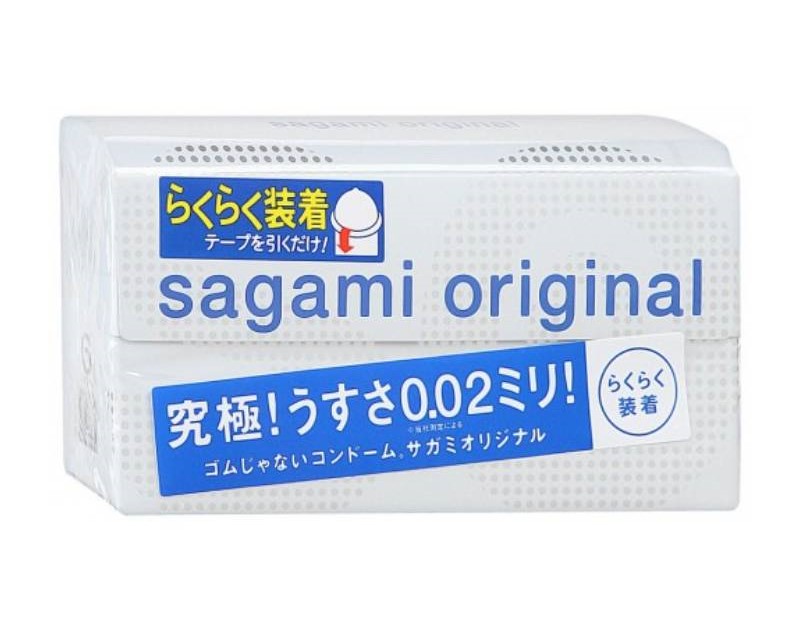 Sagami original Quick 0.02, полиуретановые, 6 шт.