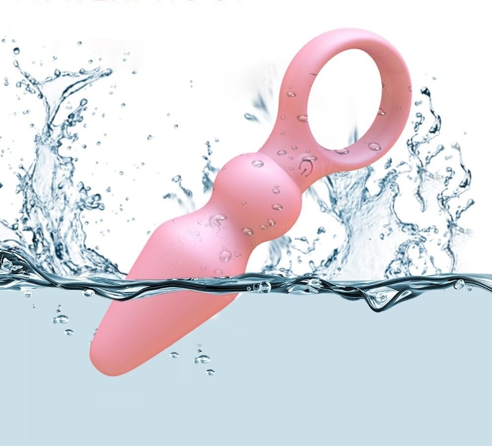 Втулка анальная с вибрацией с держателем-кольцом "Prostate Massager"