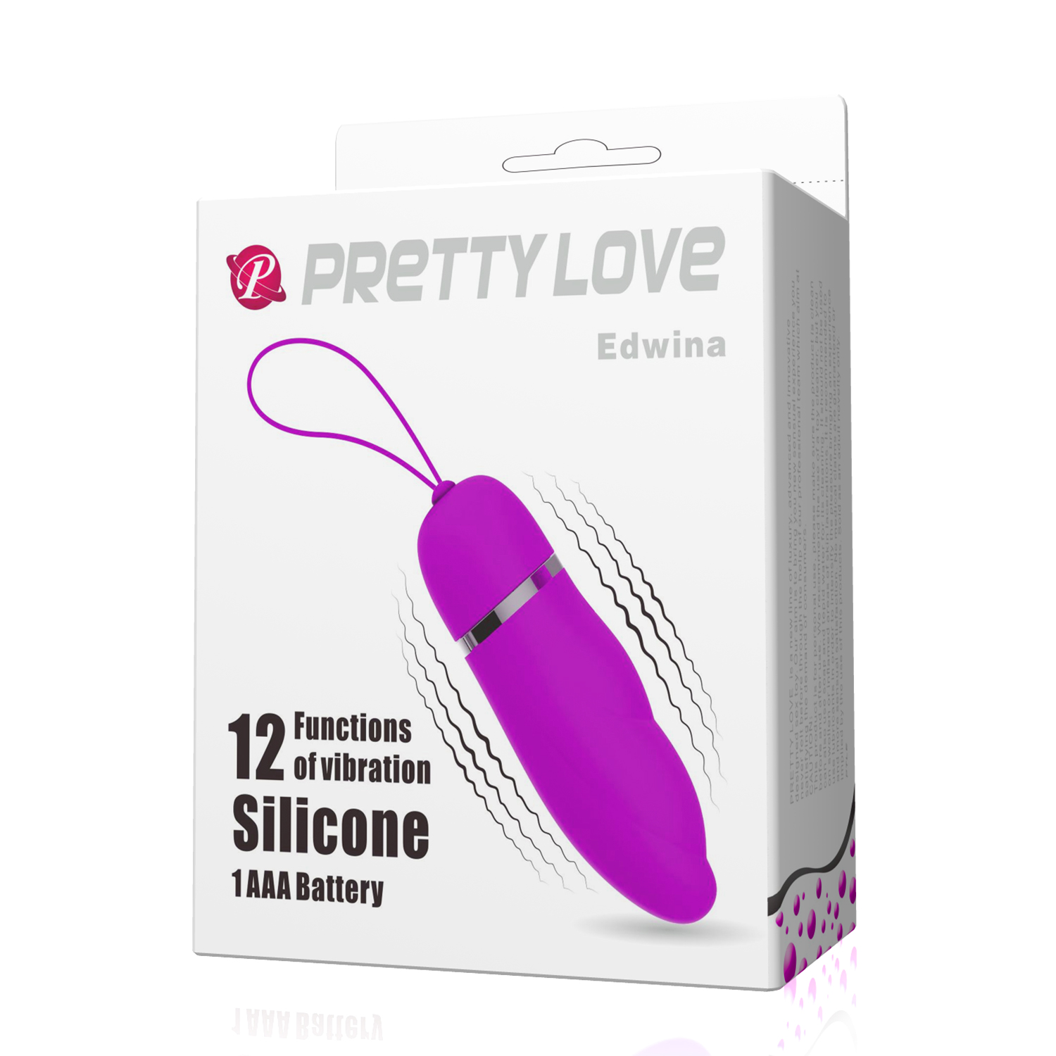 Вибропуля PRETTY LOVE Edwina, 12 функций