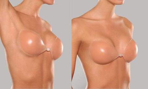 Бюстгальтер-невидимка силиконовый Freebra, размер C , с силиконовыми лямками