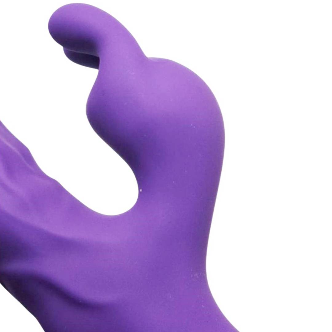 Вибратор силиконовый Gloryfox с тройной стимуляцией фиолетовый