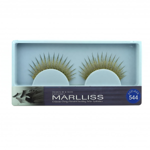 Ресницы фантазийные золотистые