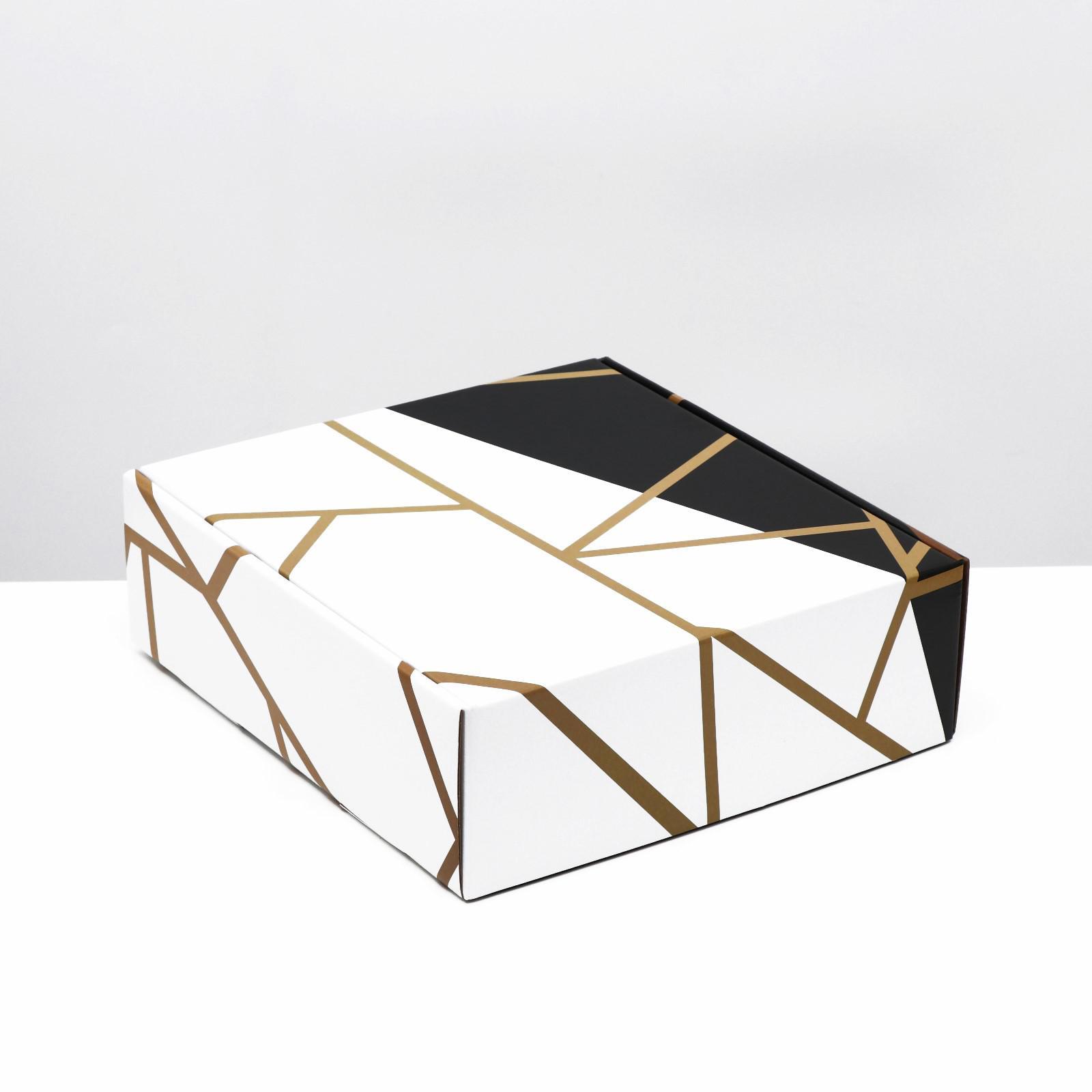 Коробка подарочная складная,  28*9*29 см