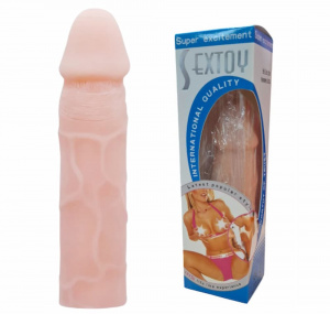 Фаллоимитатор реалистичный гнущийся Sextoy 18.5 см