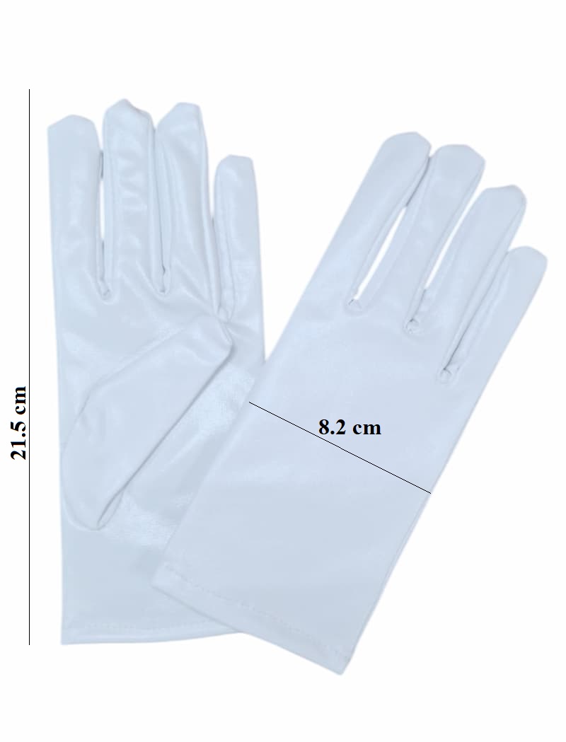 Перчатки под кожу, белые